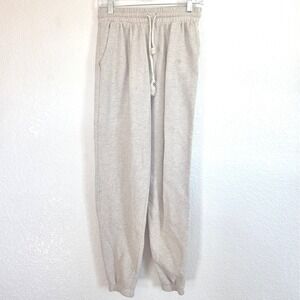 SO Favorite Jogger Heather Gray Fleece Sweatpants Womens Small